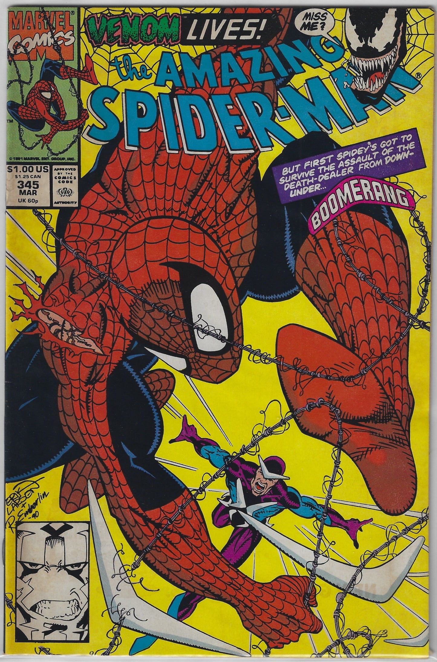 Comic Book: Amazing Spider-Man, The #345