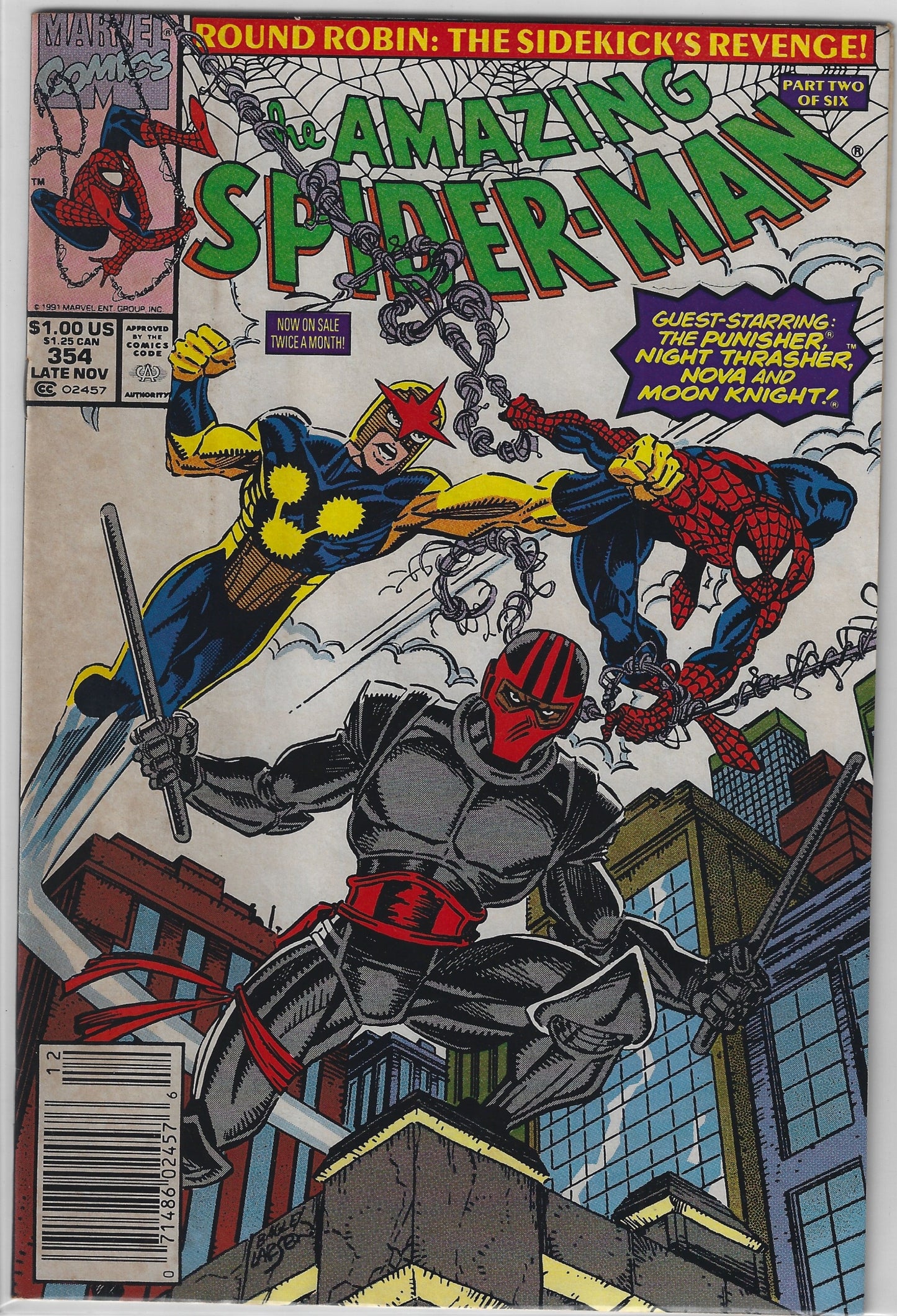 Comic Book: Amazing Spider-Man, The #354 (Newsstand)