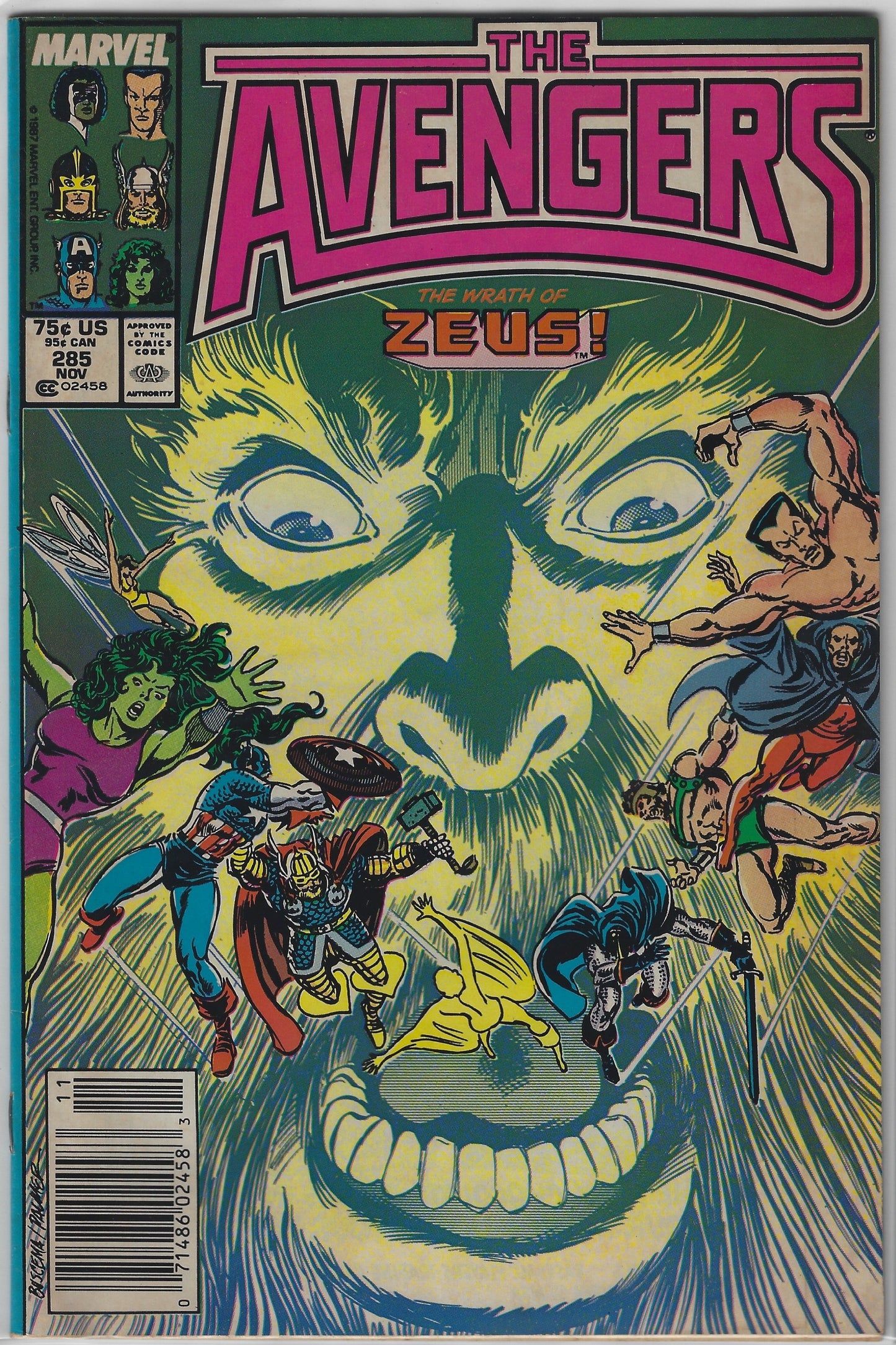 Comic Book: Avengers, The #285 (Newsstand)