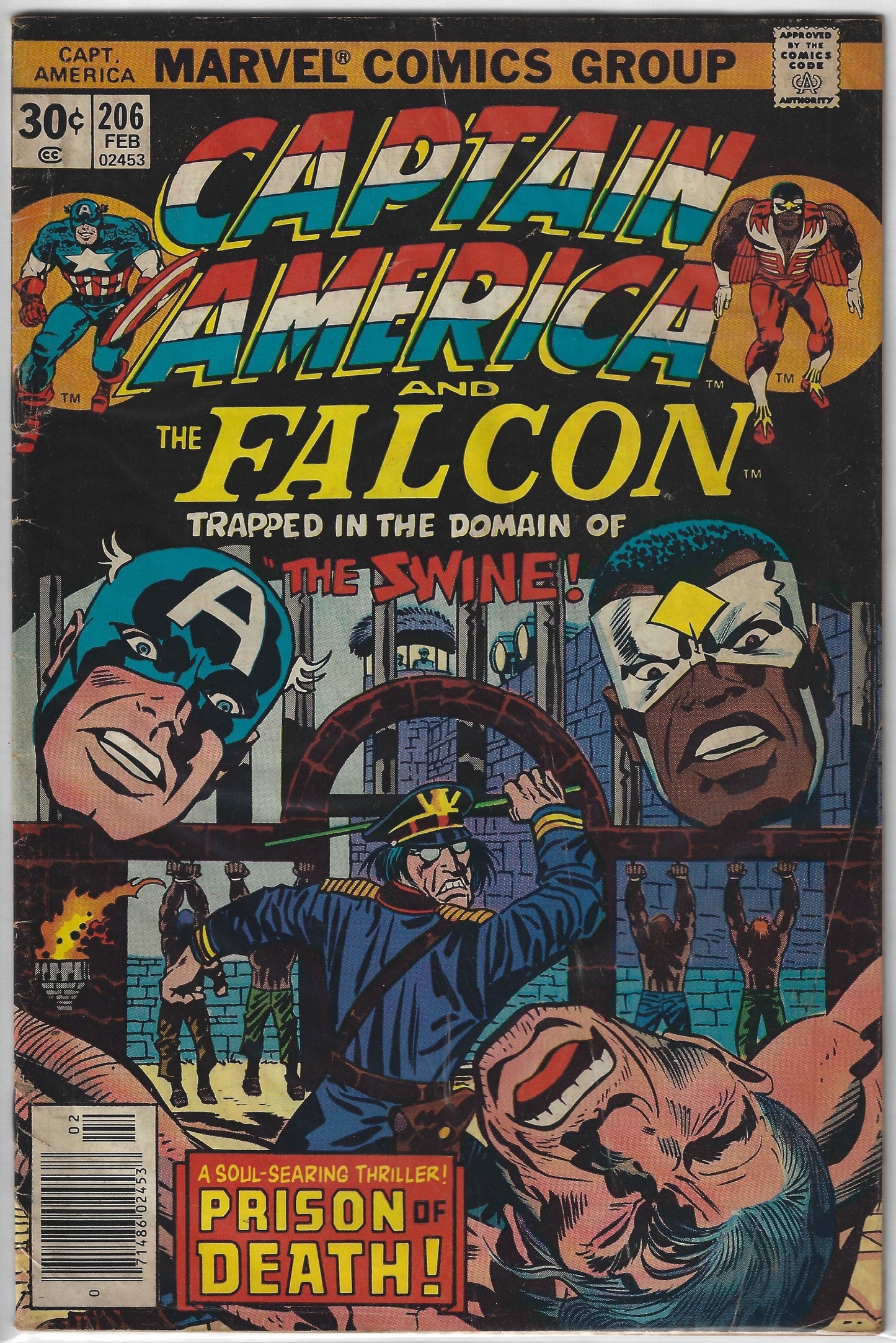 Comic Book: Captain America #206 (Newsstand)