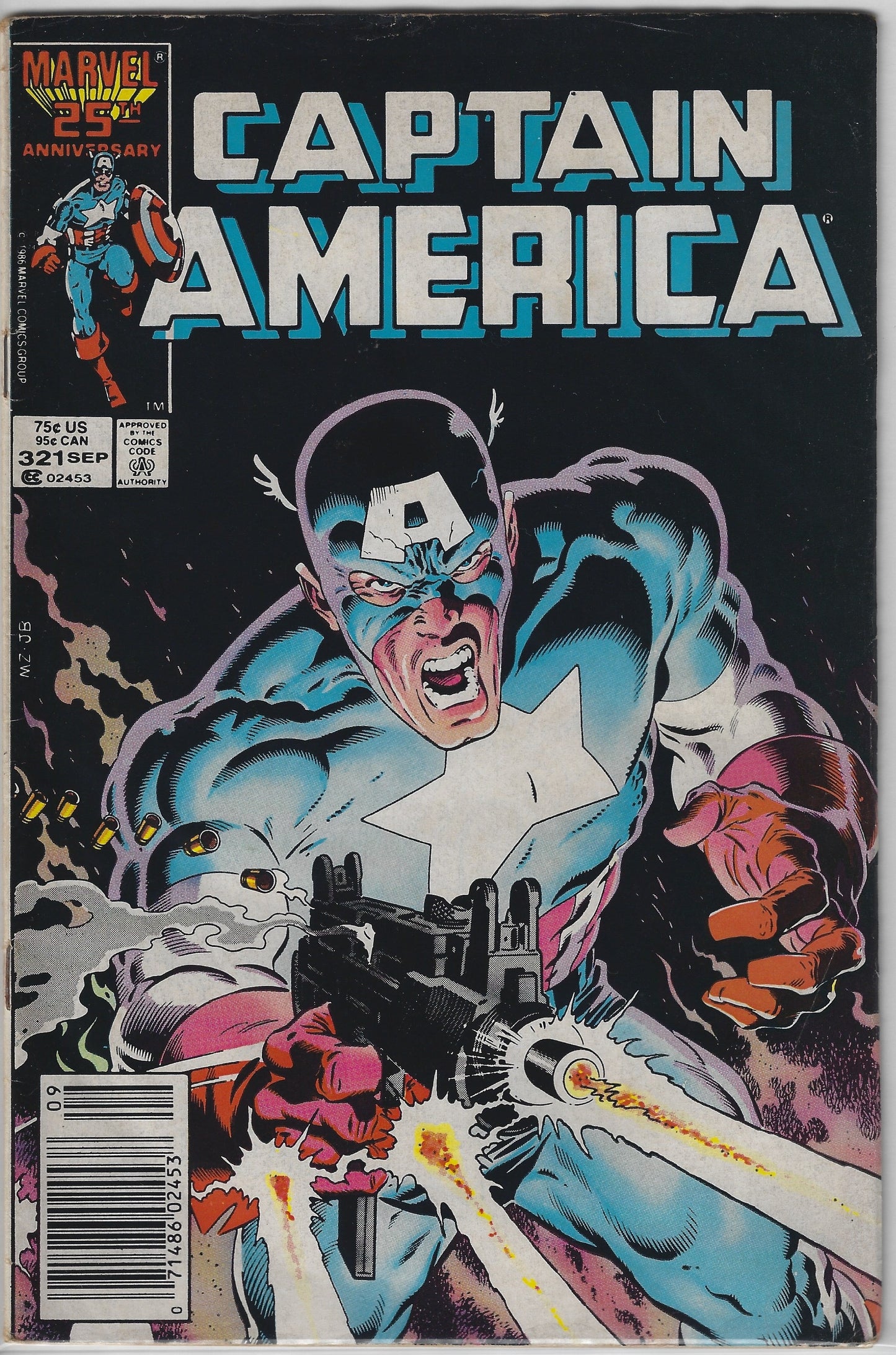 Comic Book: Captain America #321 (Newsstand)