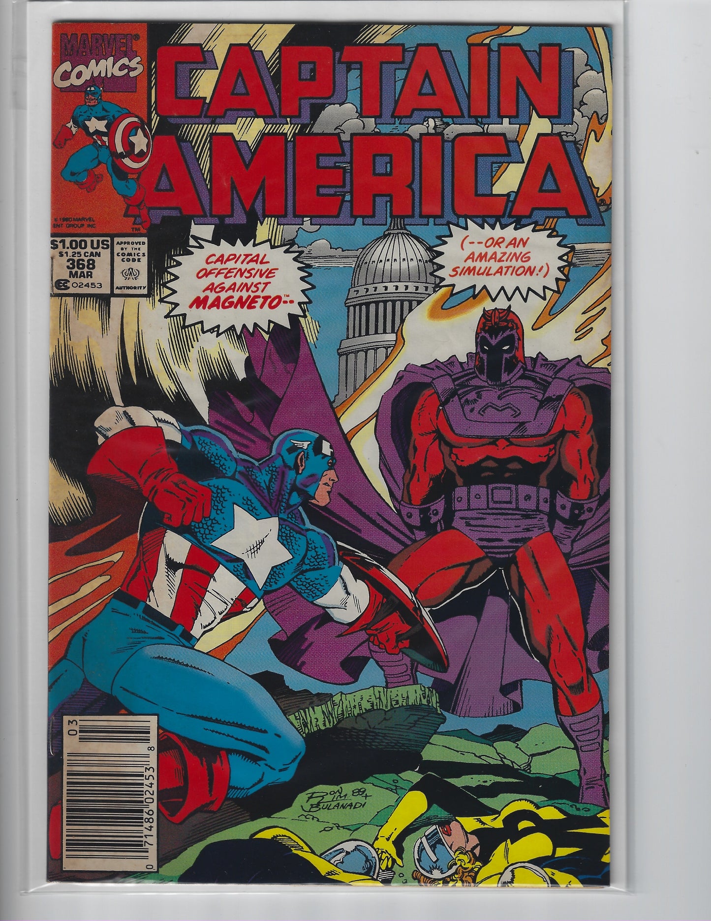 Comic Book: Captain America #368 (Newsstand)