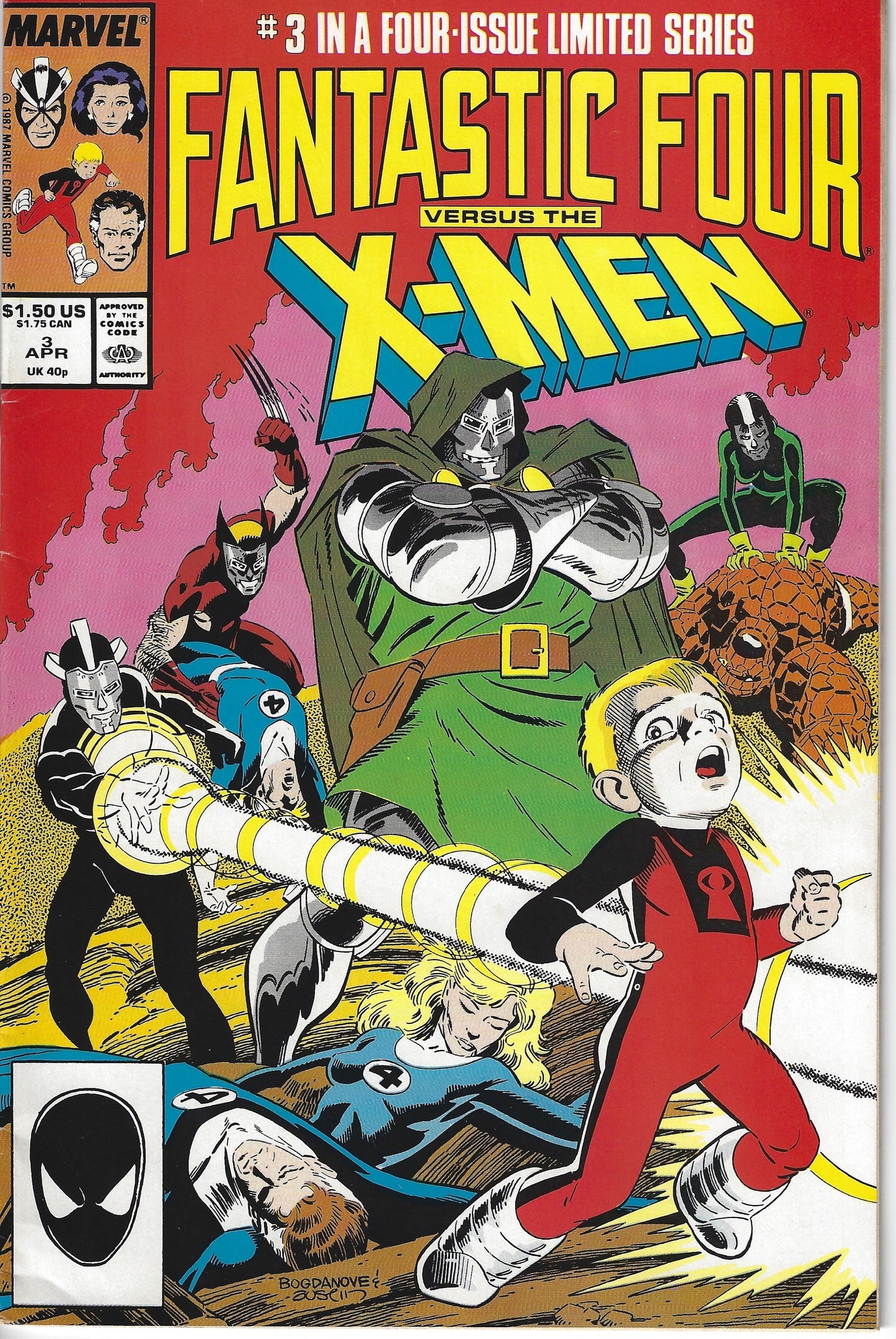 Comic Book: Fantastic Four versus the X-Men (Series)