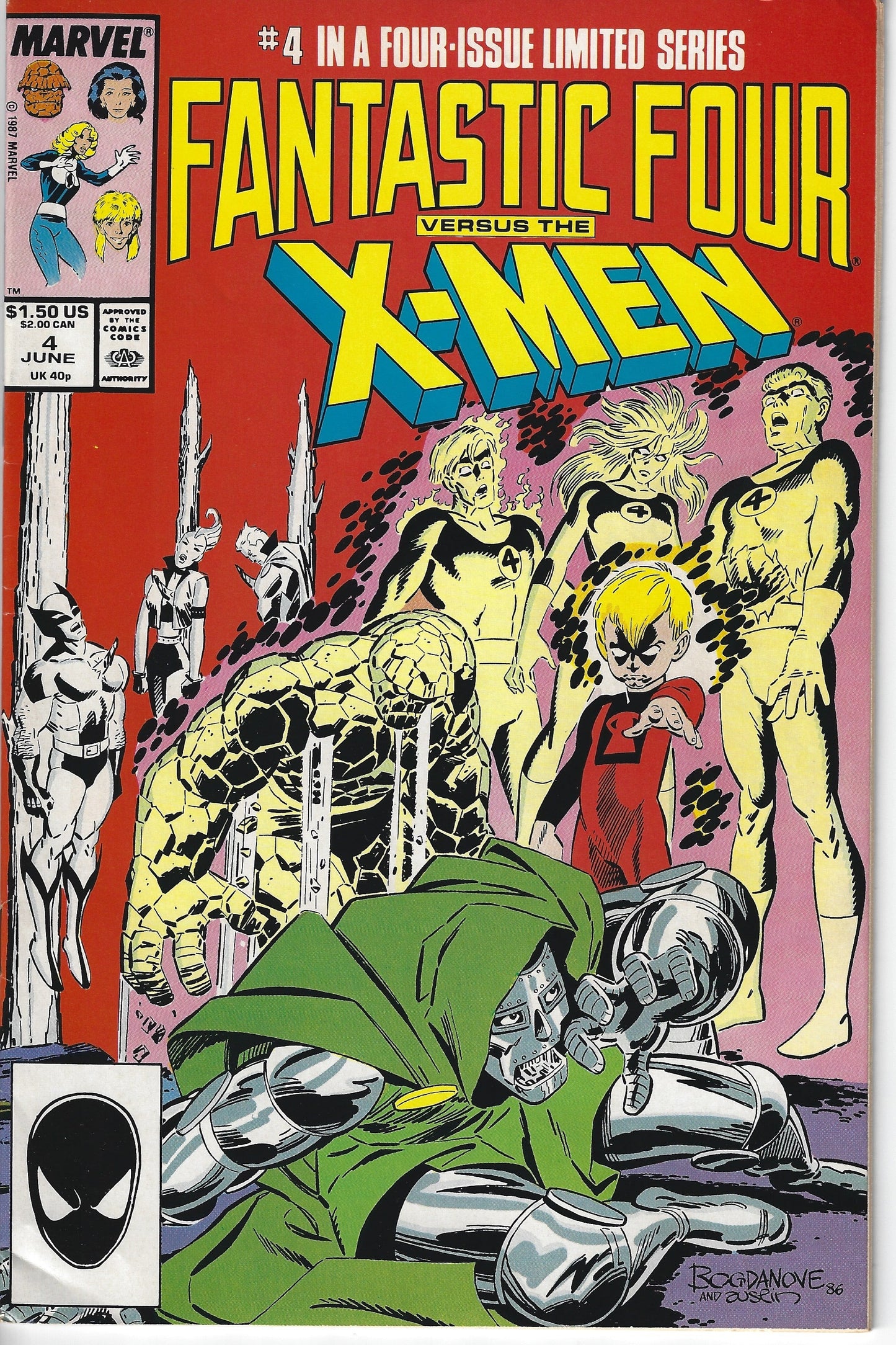 Comic Book: Fantastic Four versus the X-Men (Series)