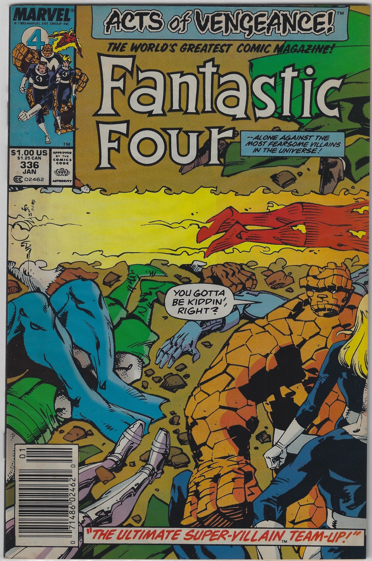 Comic Book: Fantastic Four #336 (Newsstand)