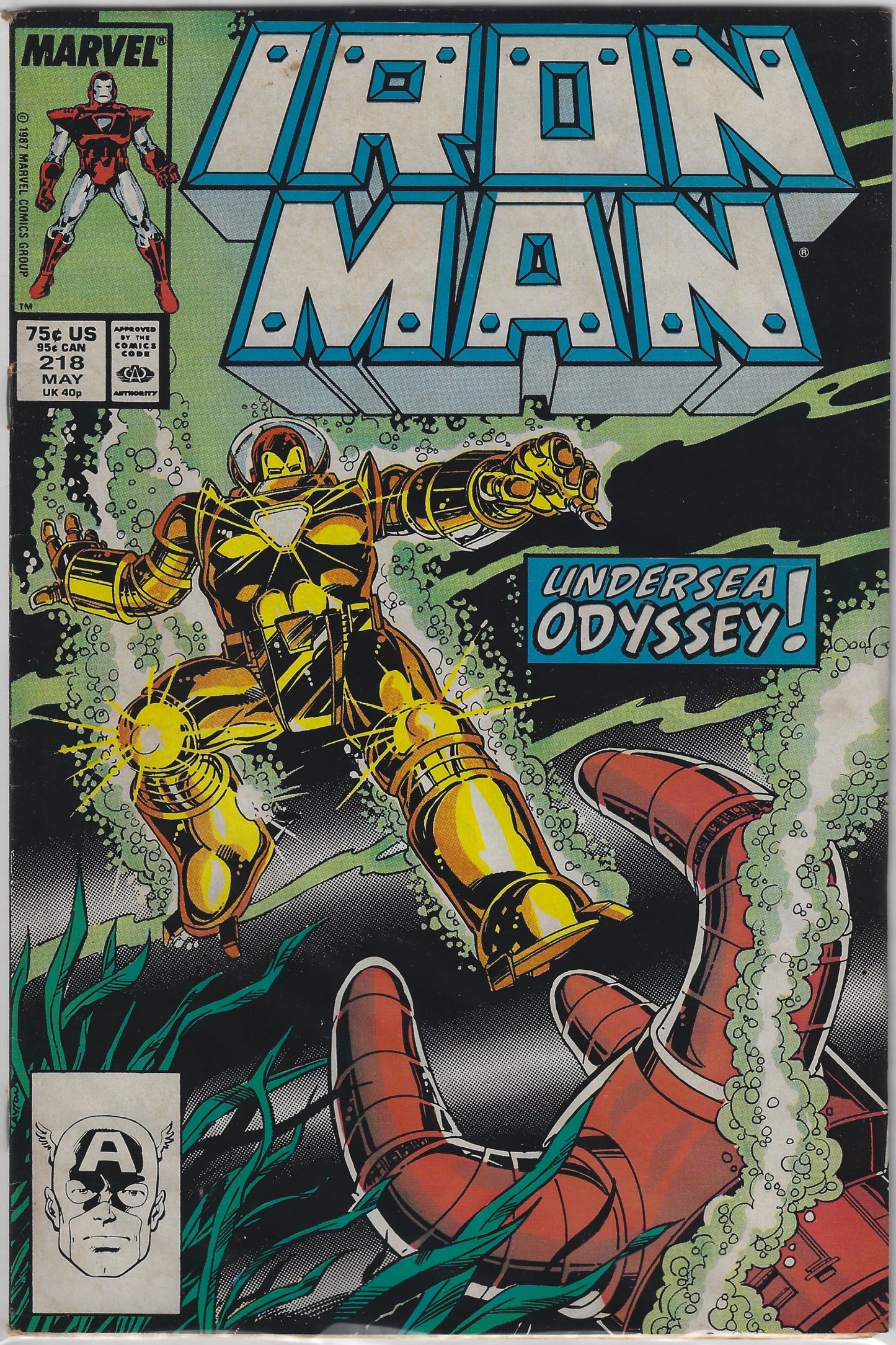 Comic Book: Iron Man #218
