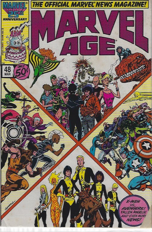 Comic Book: Marvel Age #42 43 44 46 47 48 49