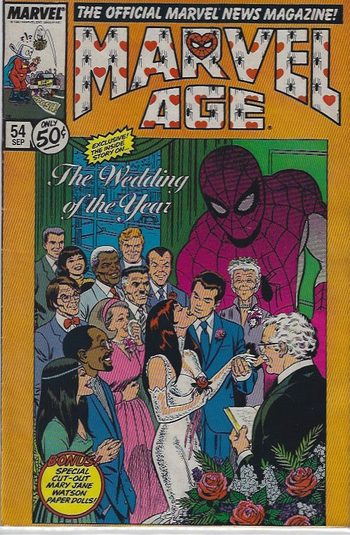 Comic Book: Marvel Age #51 52 54 55 56 58