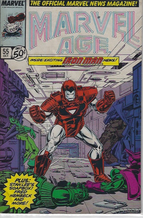 Comic Book: Marvel Age #51 52 54 55 56 58
