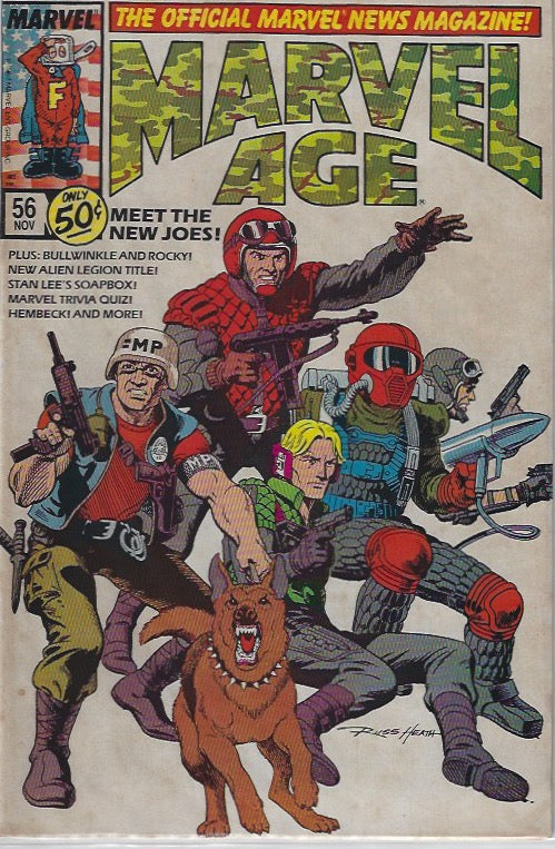 Comic Book: Marvel Age #51 52 54 55 56 58