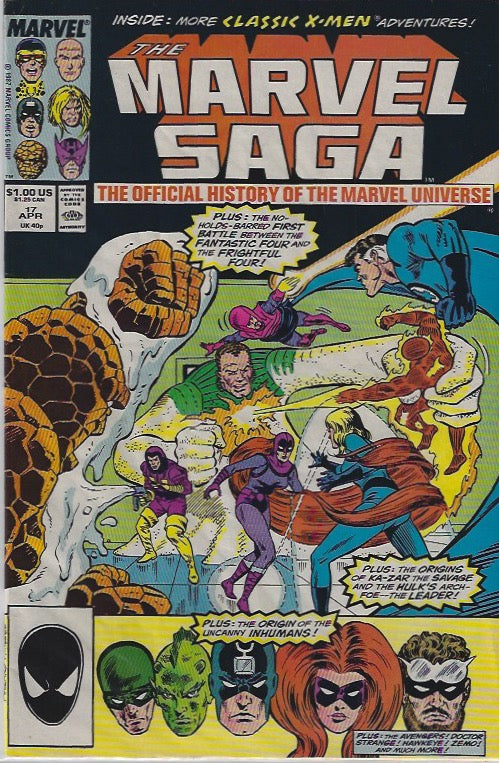 Comic Book: Marvel Saga, The #10 11 12 13 14 15 16 17 18 19