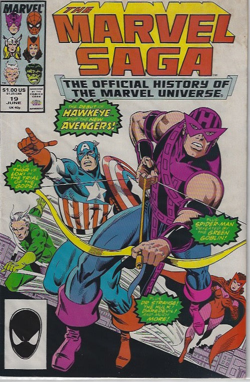 Comic Book: Marvel Saga, The #10 11 12 13 14 15 16 17 18 19