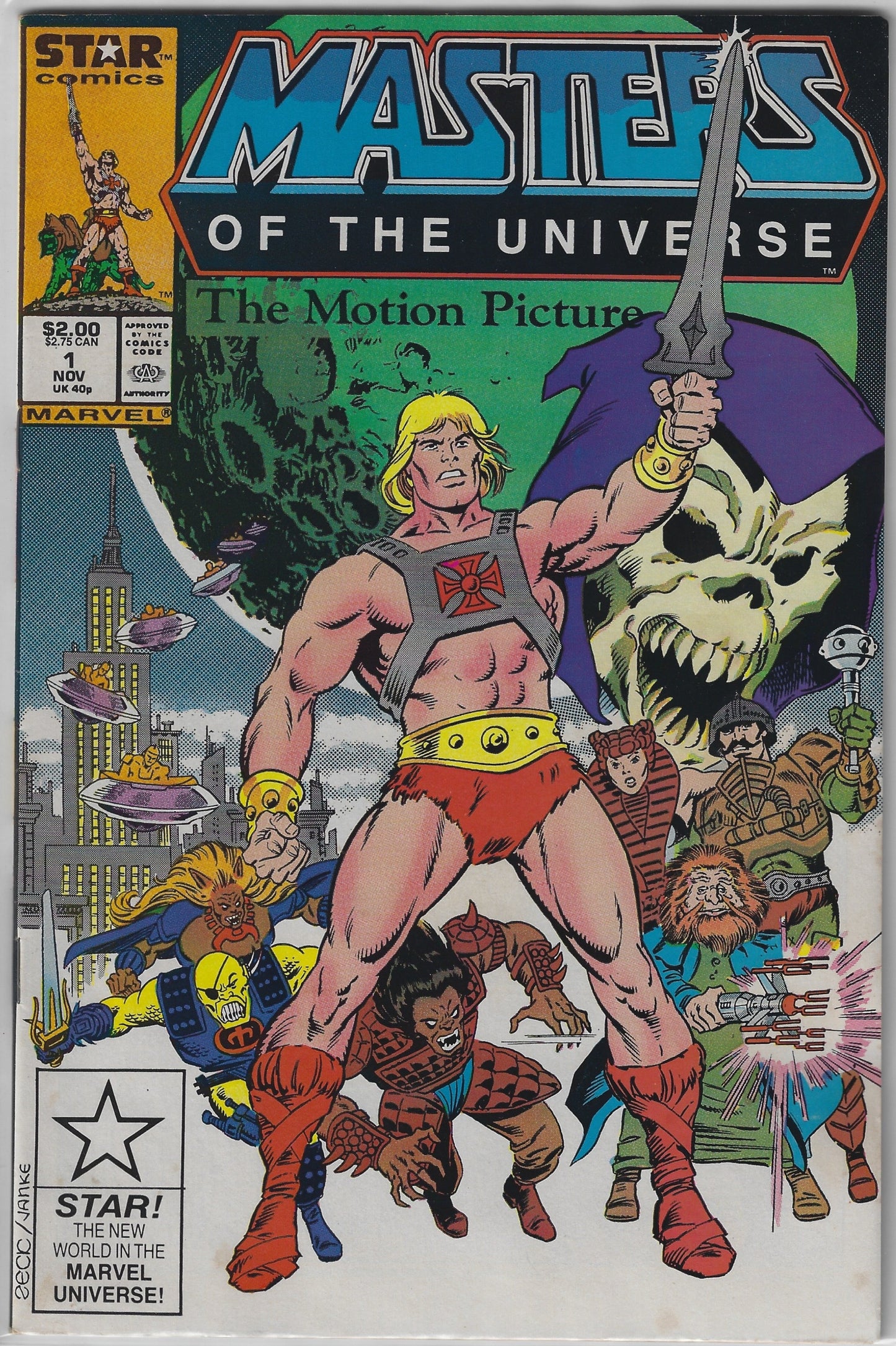 Comic Book: Masters of the Universe The Motion Picture #1