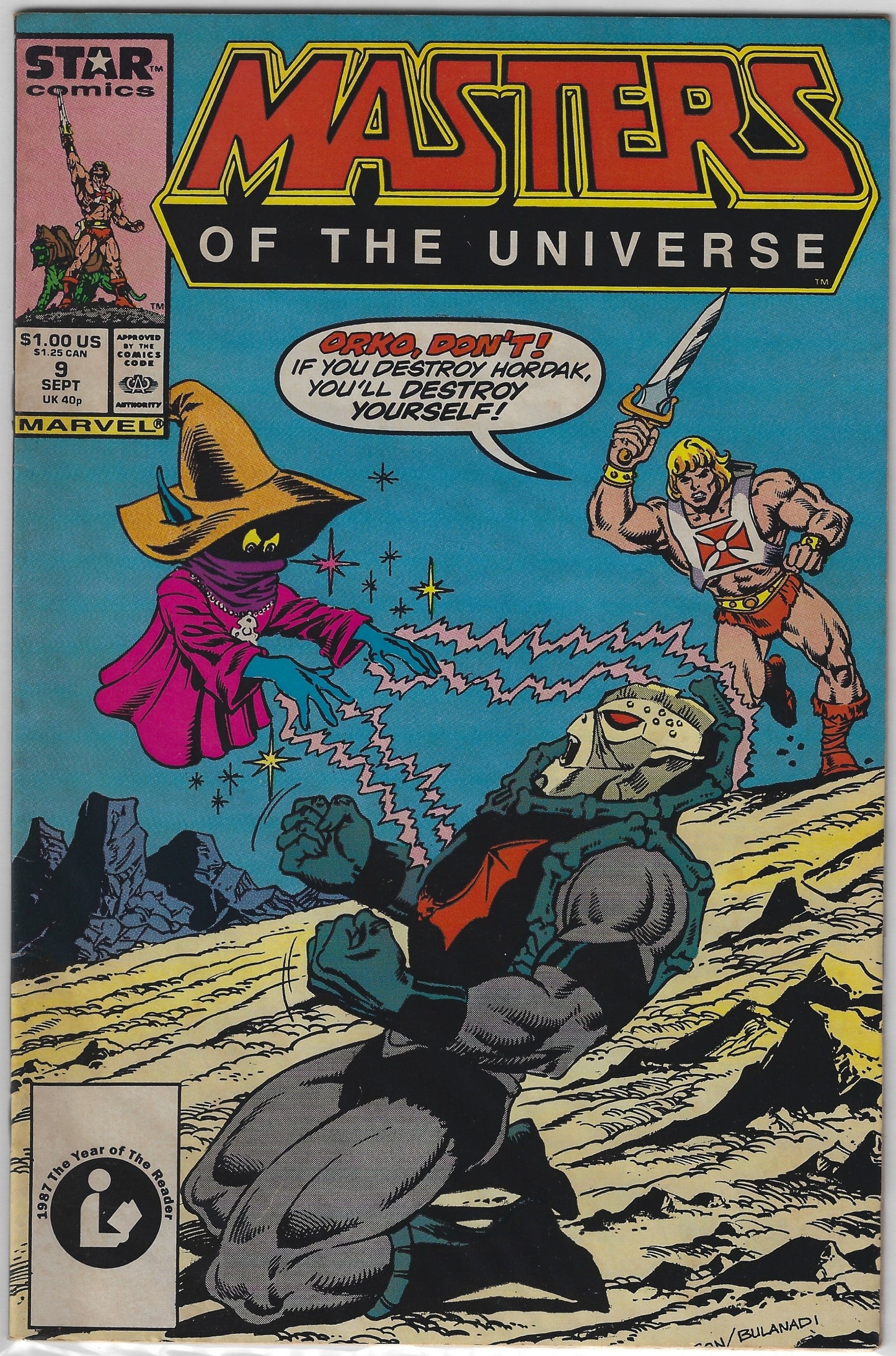 Comic Book: Masters of the Universe #9