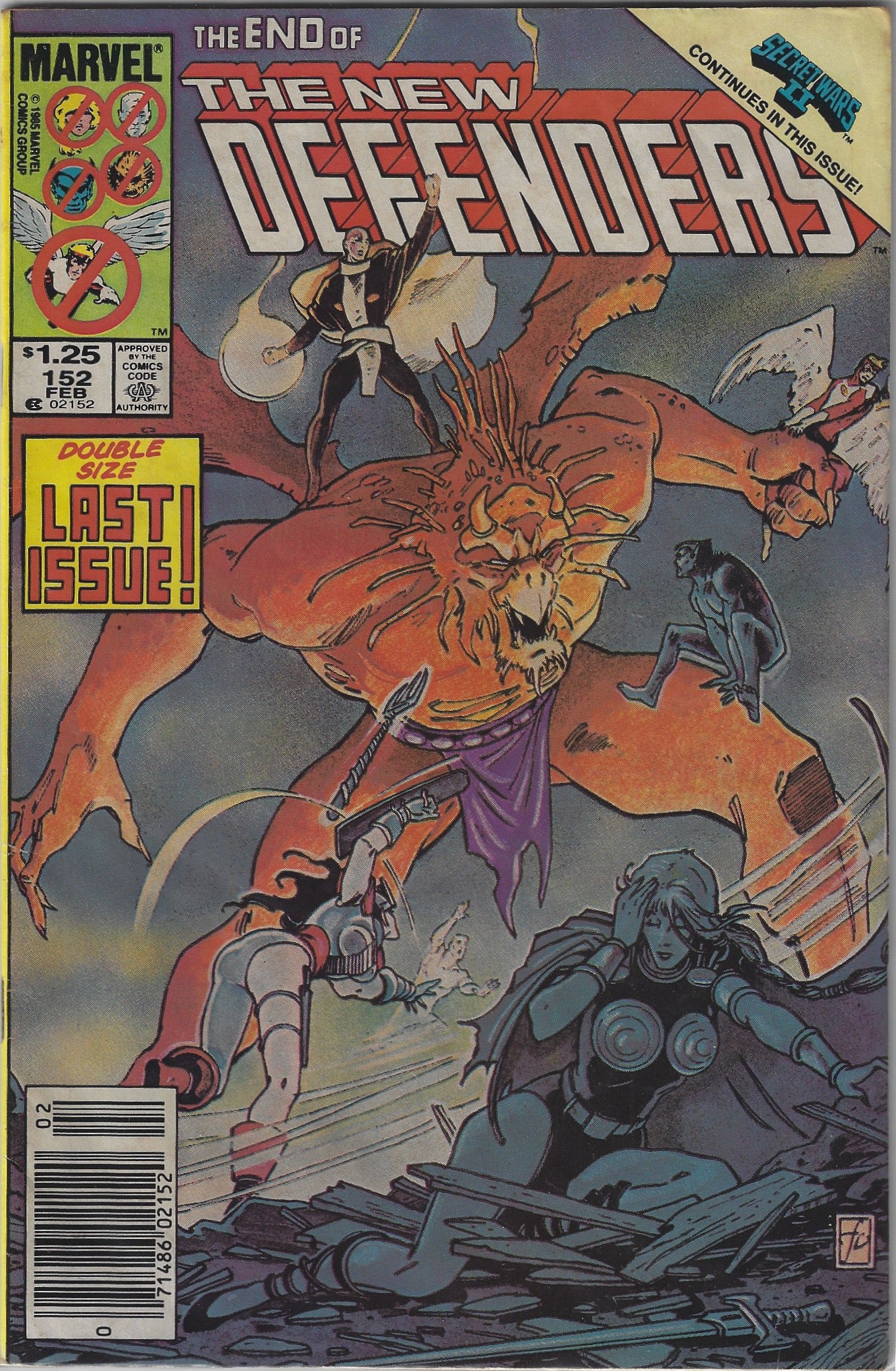 Comic Book: Defenders, The New #152 (Newsstand)