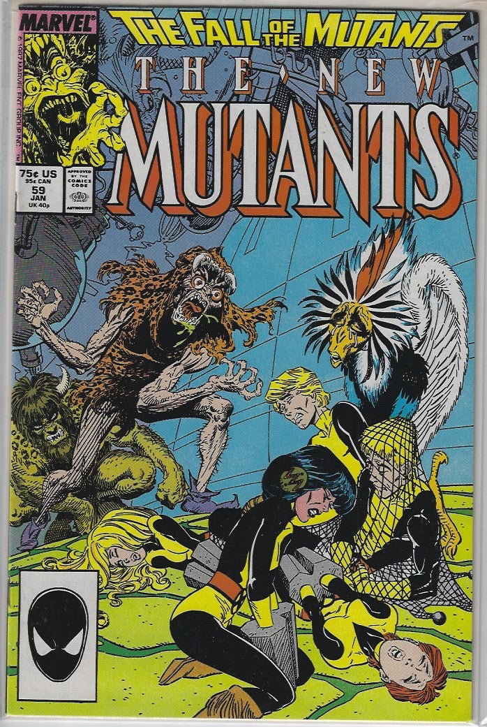 Comic Book: New Mutants, The #51 52 53 54 55 56 57 58 59 #60 *