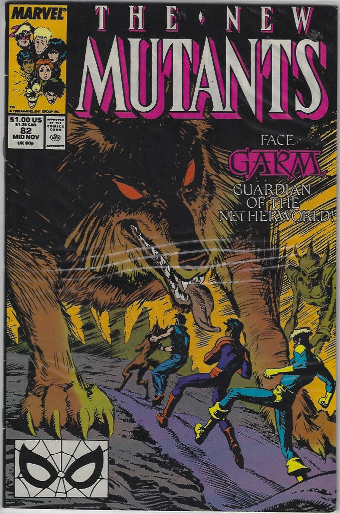 Comic Book: New Mutants, The #81 82 87 88 *