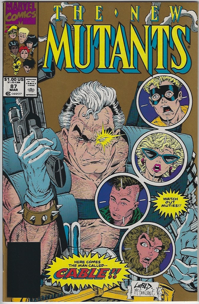 Comic Book: New Mutants, The #81 82 87 88 *