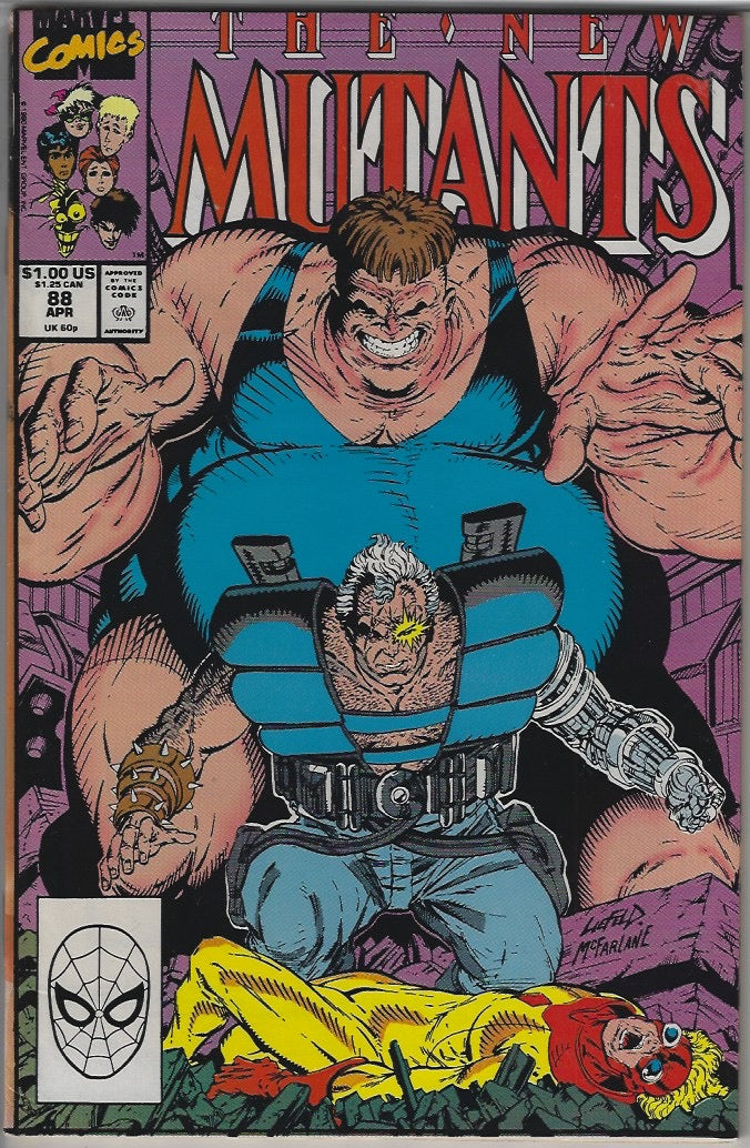 Comic Book: New Mutants, The #81 82 87 88 *