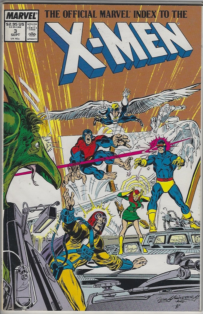 Comic Book: The Official Marvel Index to the X-Men *