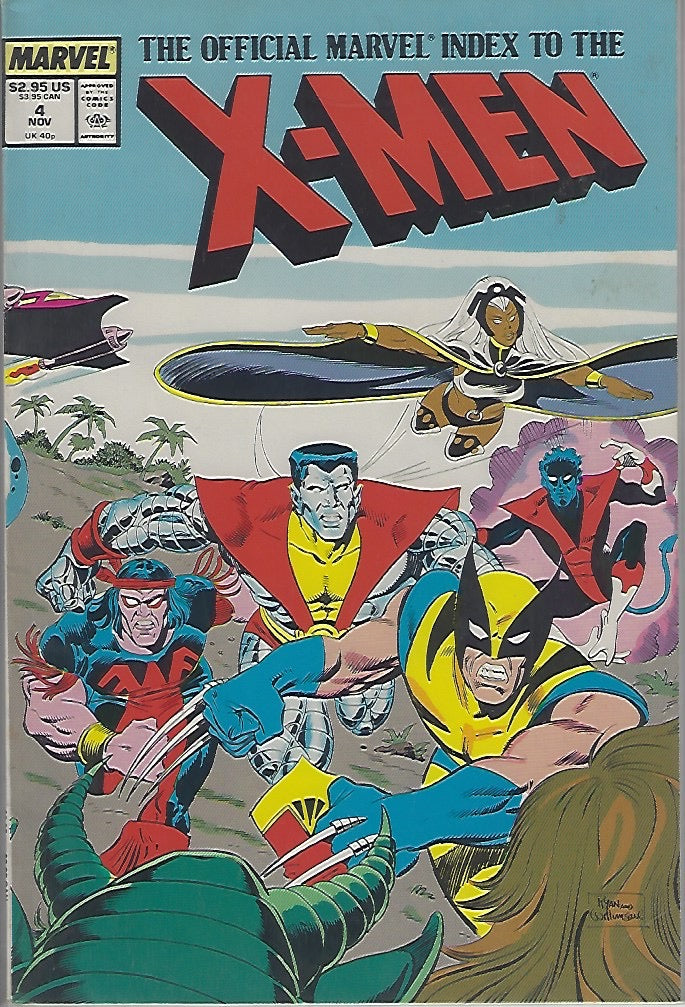 Comic Book: The Official Marvel Index to the X-Men *