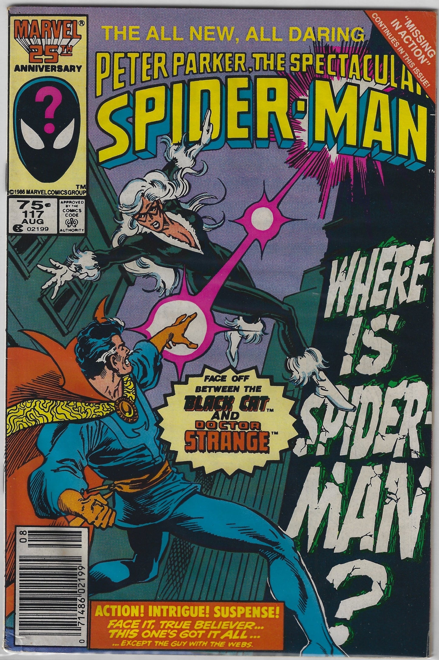 Comic Book: Peter Parker, The Spectacular Spider-Man #117 (Newsstand)