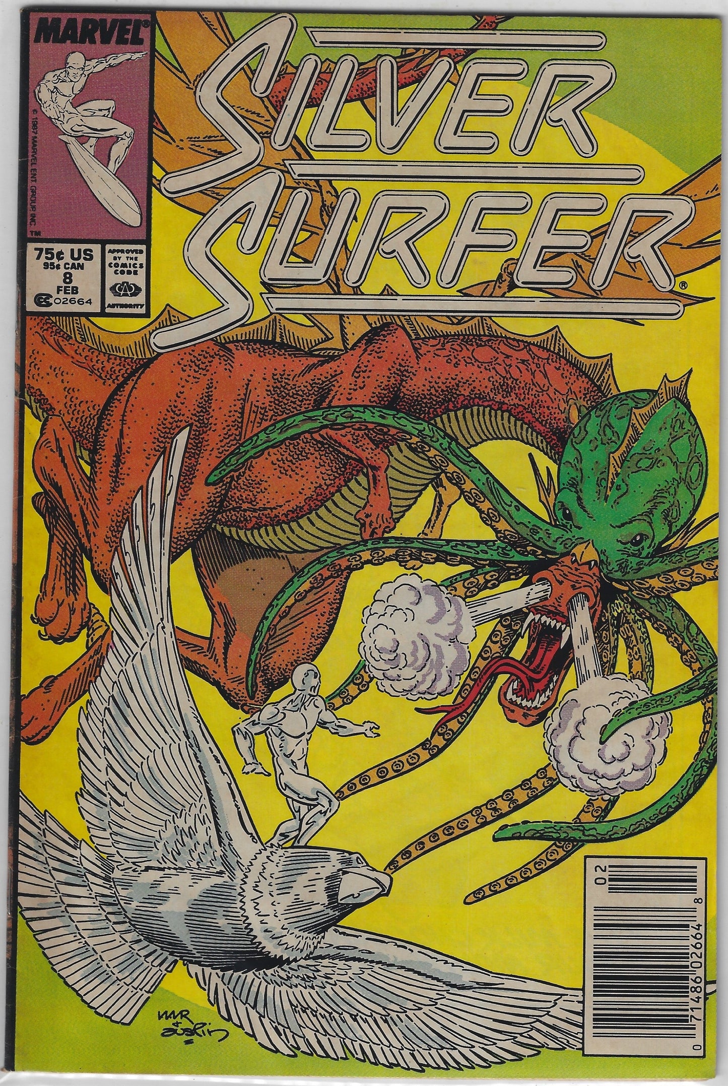 Comic Book: Silver Surfer #8 (Newsstand)