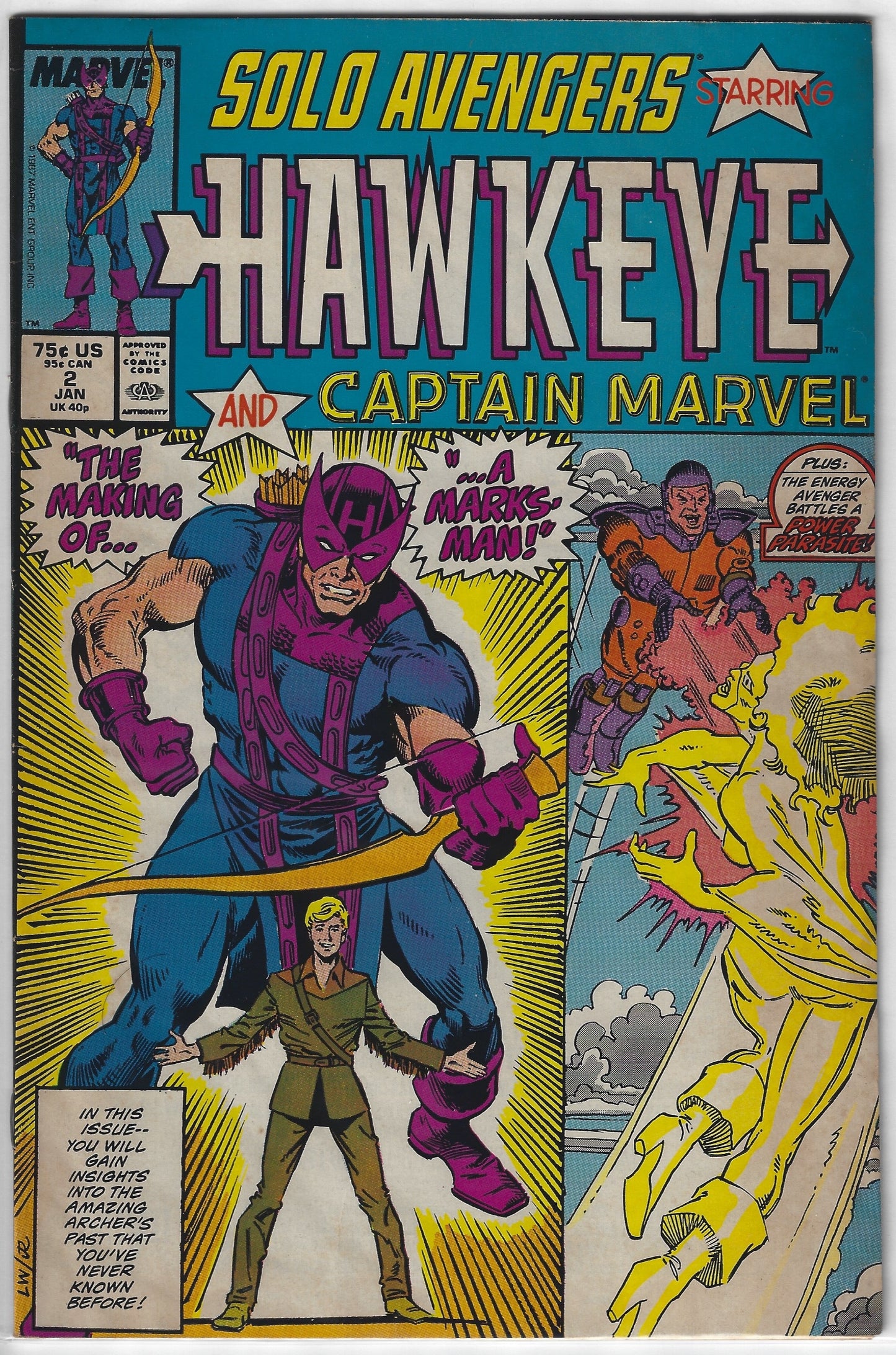 Comic Book: Solo Avengers Hawkeye (Series)