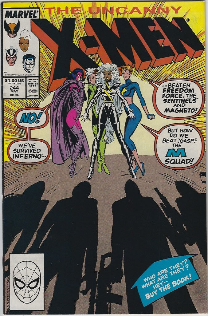 Comic Book: Uncanny X-Men, The #240 241 242 243 244 245 246 247 248 249 *