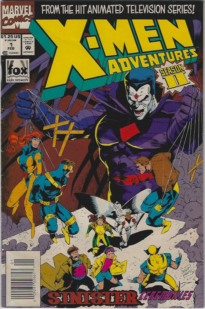 Comic Book: X-Men Adventures #1 (Newsstand) *