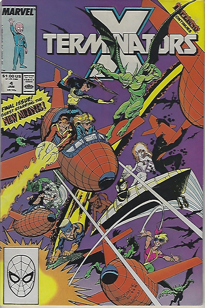 Comic Book: X-Terminators #1 2 3 4 *