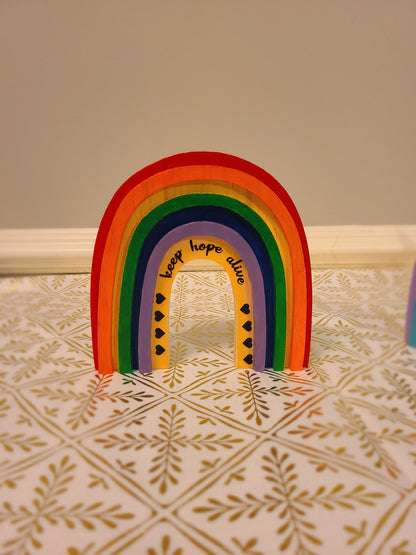 Wooden Rainbow, freestanding