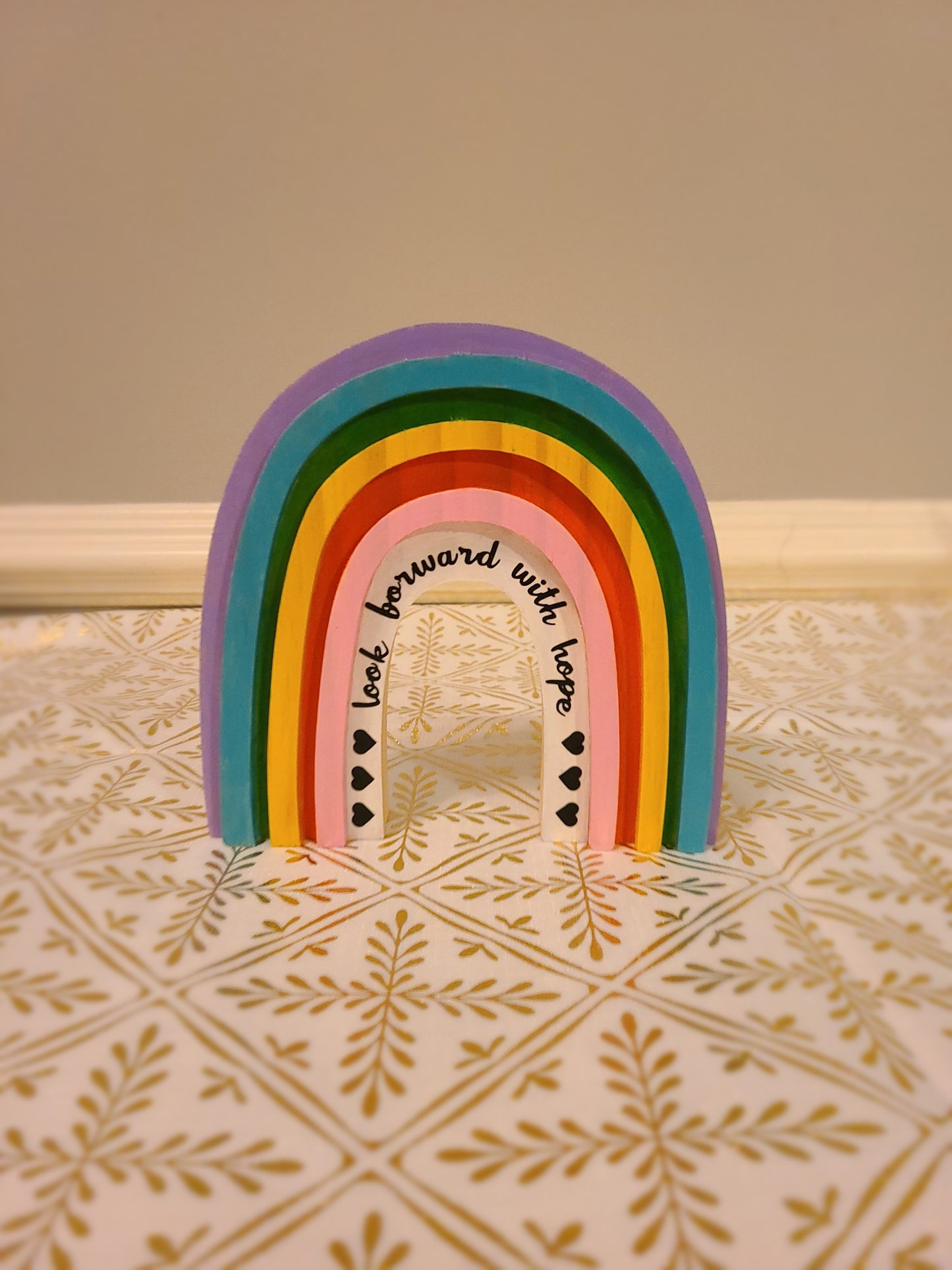 Wooden Rainbow, freestanding
