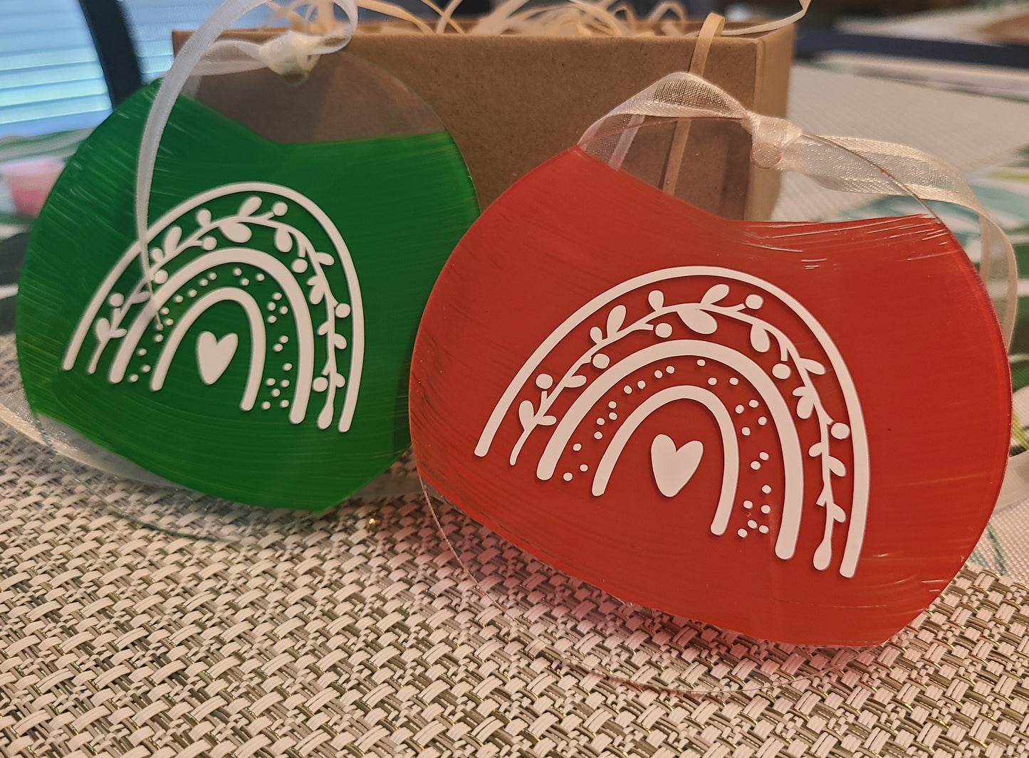 Acrylic ornaments, Custom