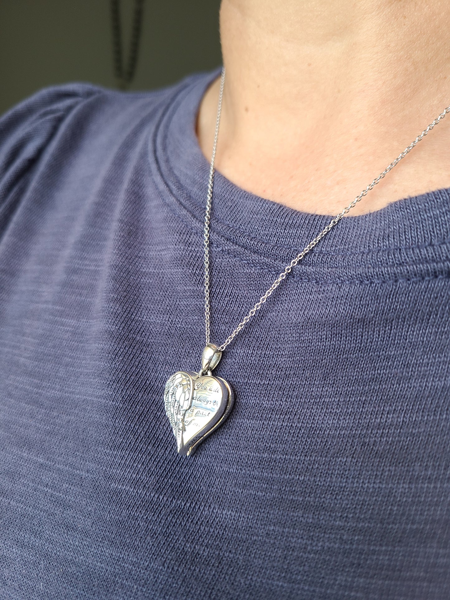 Angel Wing Necklace & Ring Set