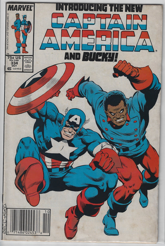 Comic Book: Captain America #334 (Newsstand)