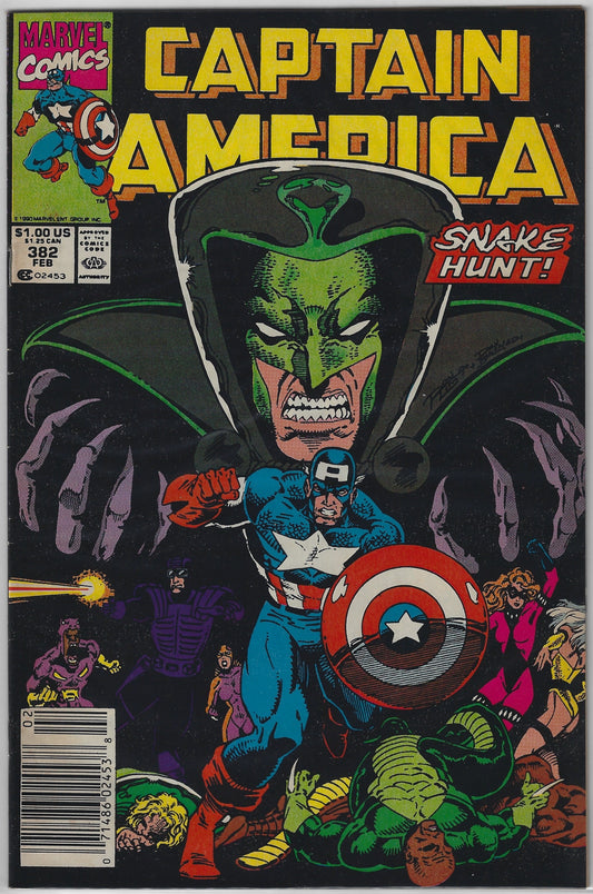 Comic Book: Captain America #382 (Newsstand)