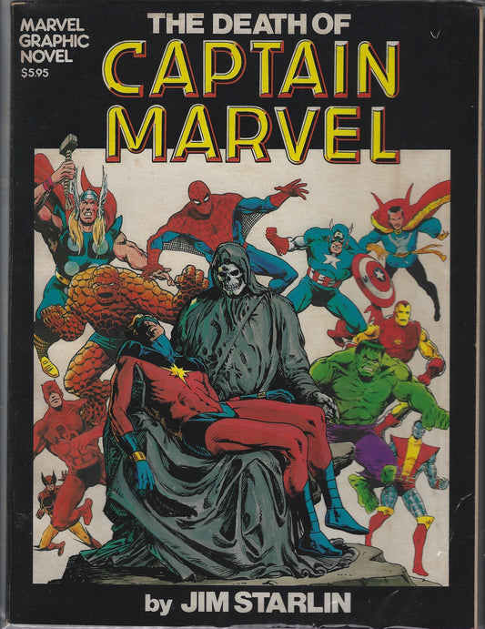 Comic Book: Marvel Graphic Novel - The Death of Captain Marvel