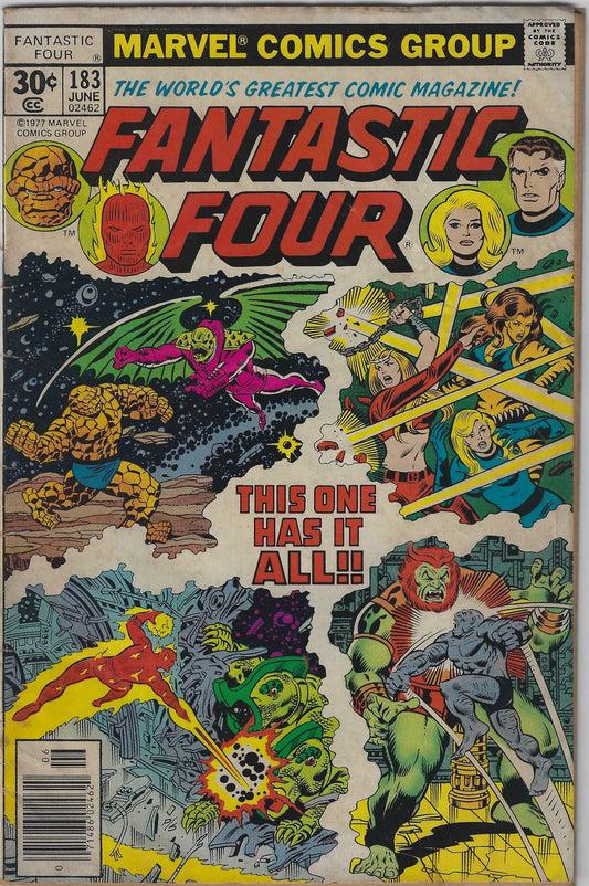 Comic Book: Fantastic Four #183 (Newsstand)