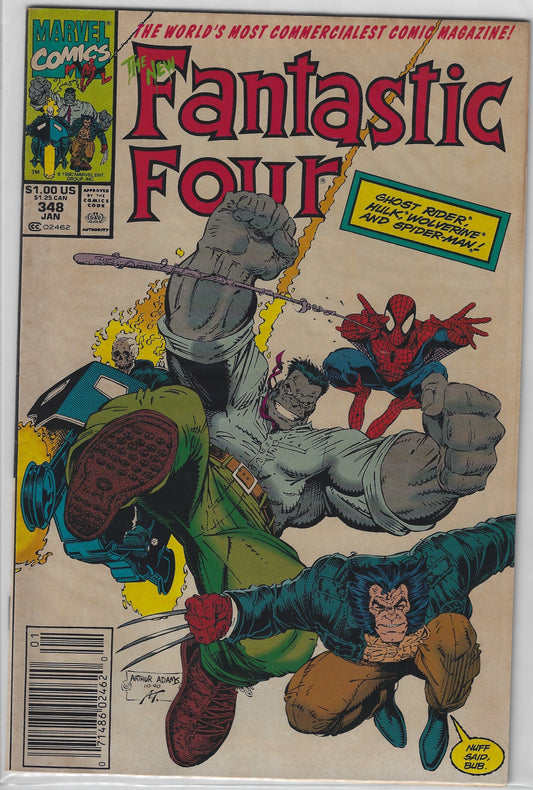 Comic Book: Fantastic Four #348 (Newsstand)