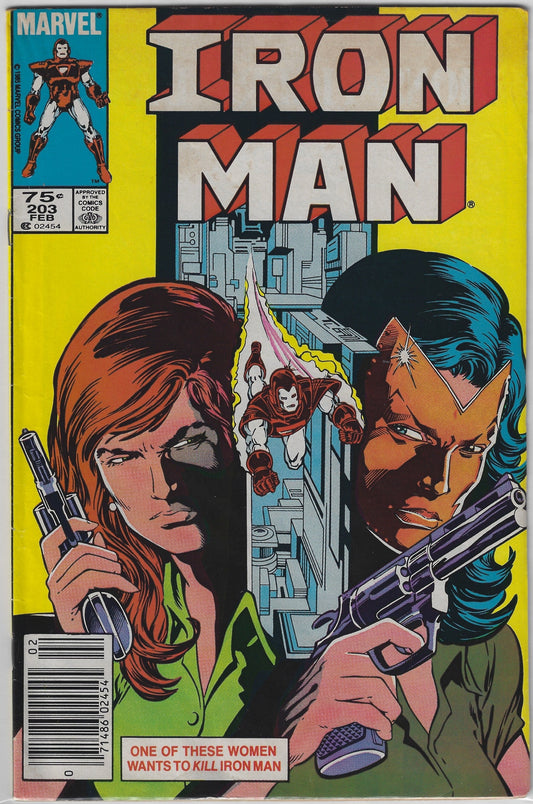 Comic Book: Iron Man #203 (Newsstand)