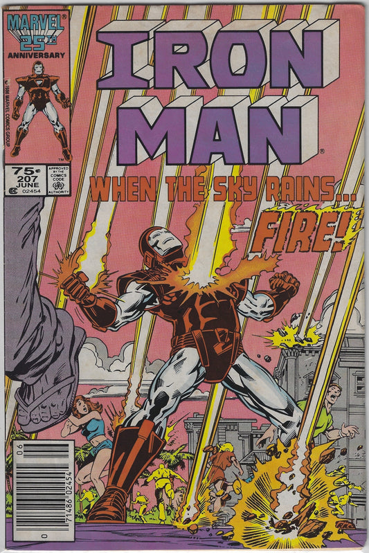 Comic Book: Iron Man #207 (Newsstand)