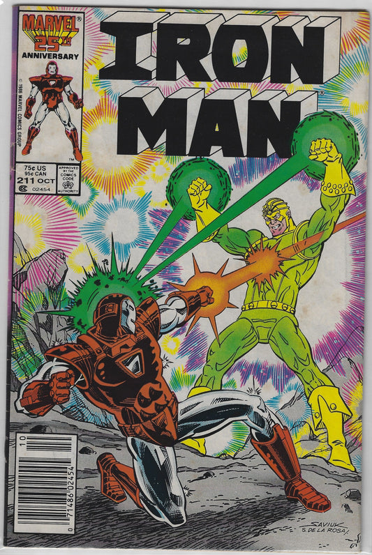 Comic Book: Iron Man #211 (Newsstand)