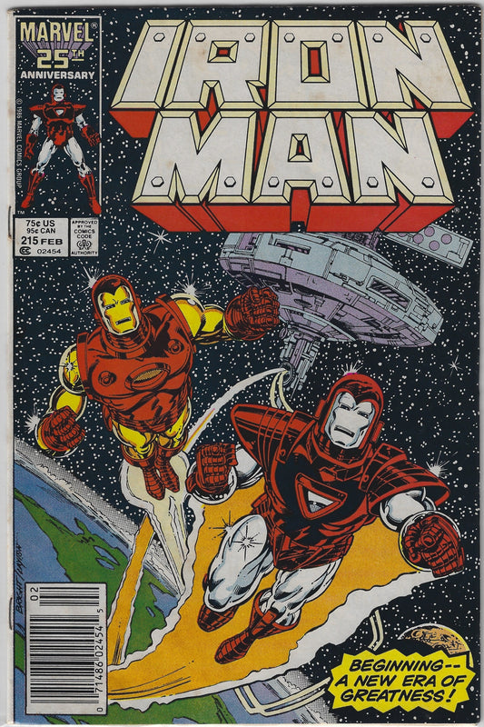 Comic Book: Iron Man #215 (Newsstand)