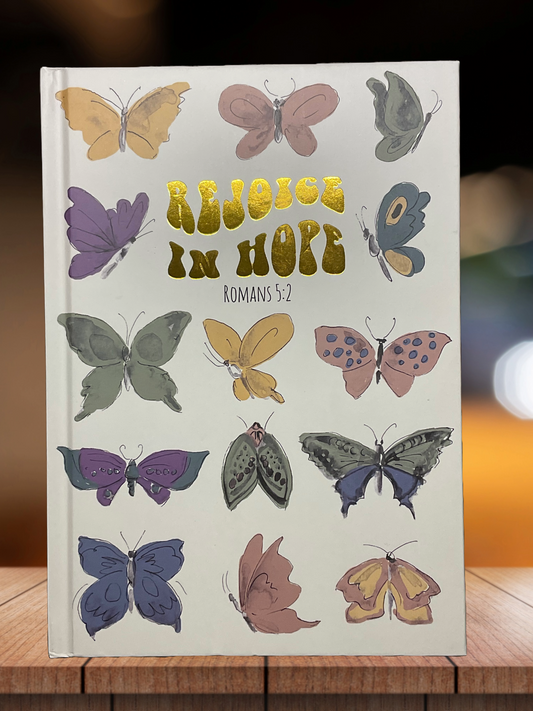 Notebook/Journal, Butterflies: Rejoice in Hope