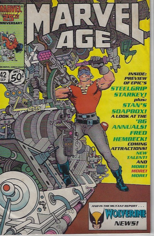 Comic Book: Marvel Age #42 43 44 46 47 48 49