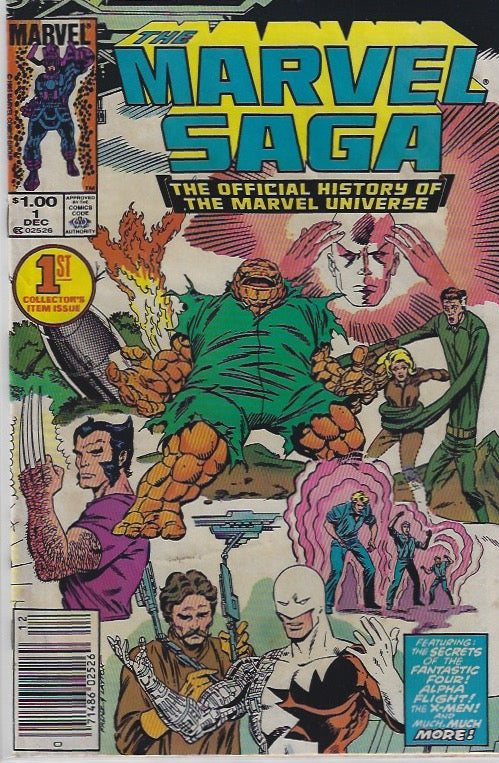 Comic Book: Marvel Saga, The #1 thru 9