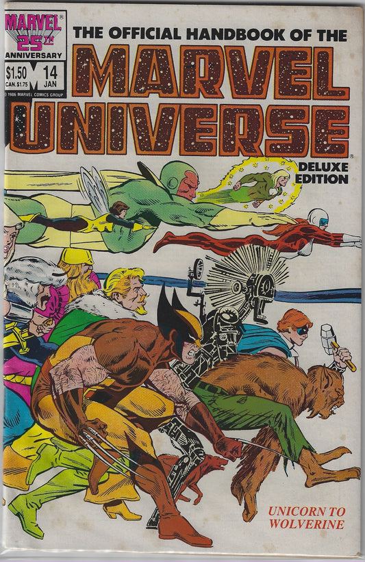 Comic Book: Official Handbook of The Marvel Universe #14