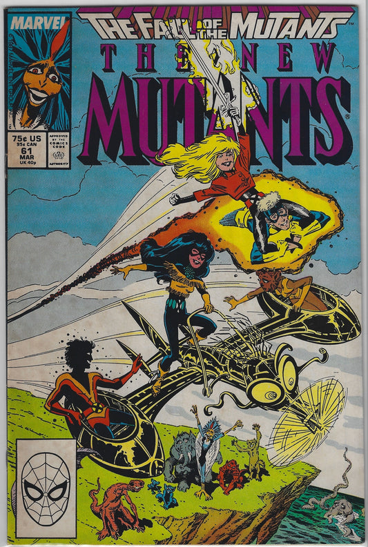 Comic Book: New Mutants, The #61