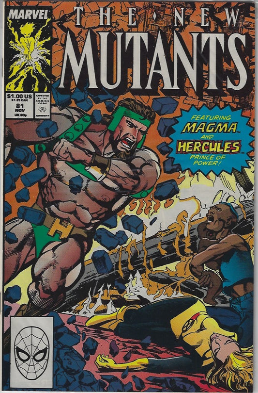 Comic Book: New Mutants, The #81 82 87 88 *